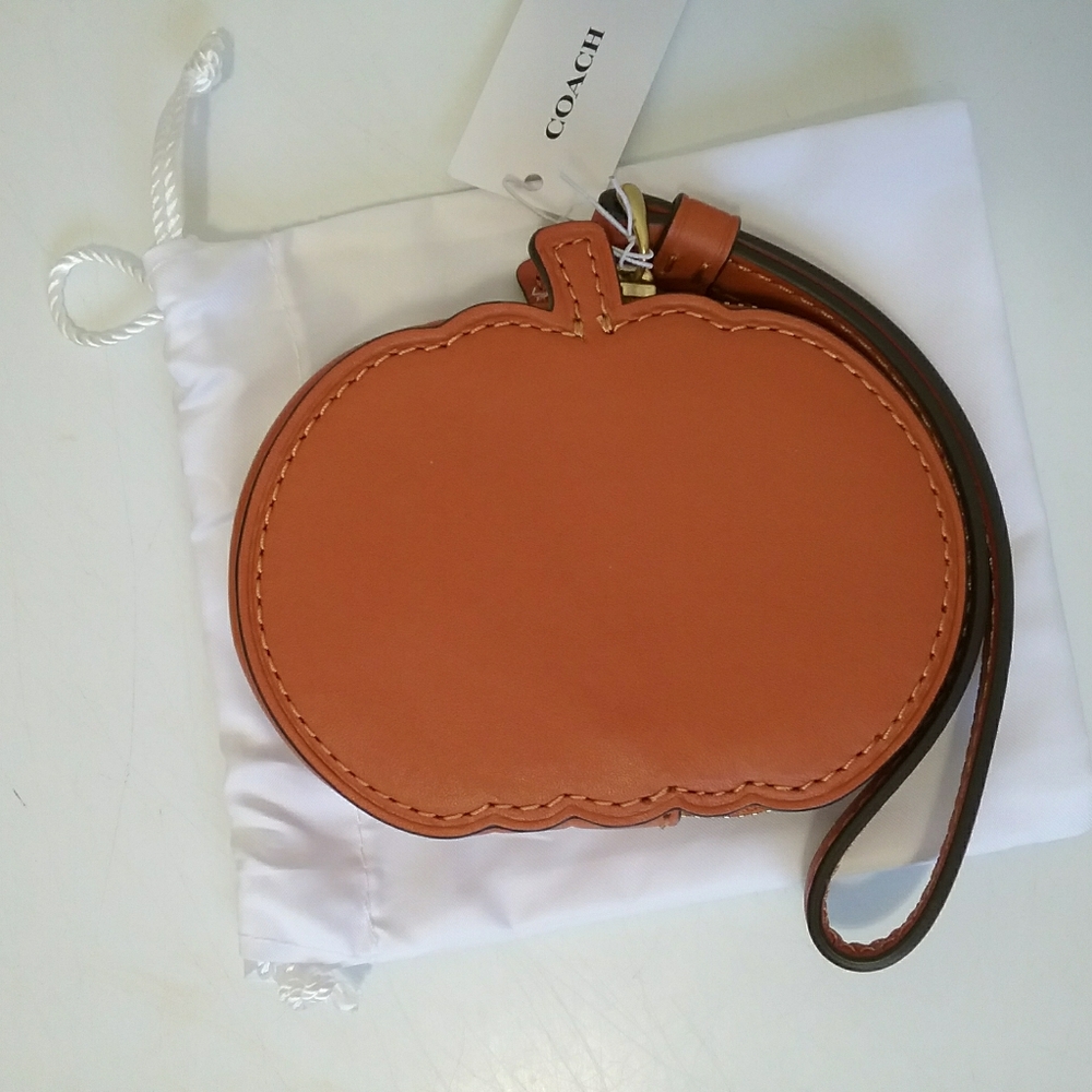 NWT Coach Pumpkin Coin Purse - Picture 2 of 5
